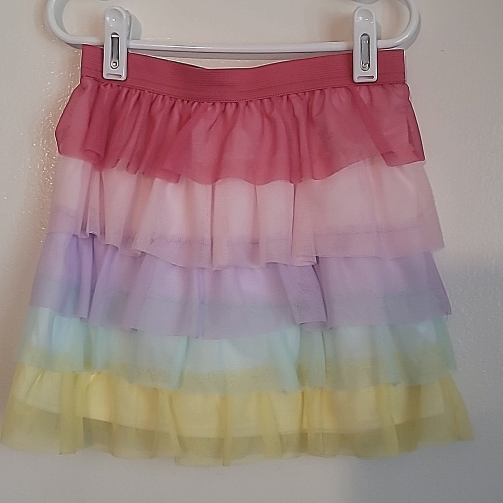 Toddler Girls Epic Threads Rainbow Ruffle Skirt, Size 6X